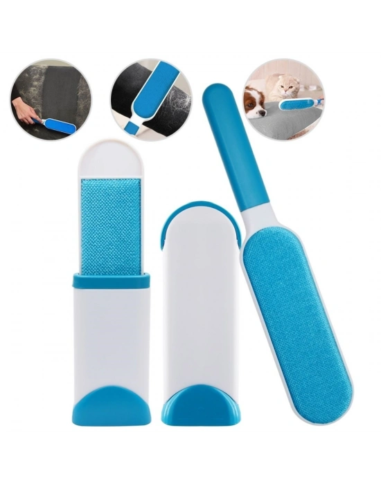 ®  2Li Set Kıl Tüy Toplayıcı Kendinden Temizlemeli Tarak