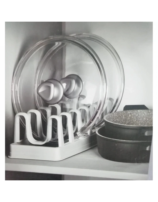 2li Set Tencere Kapağı Organizeri Ve Pratik Tabaklık