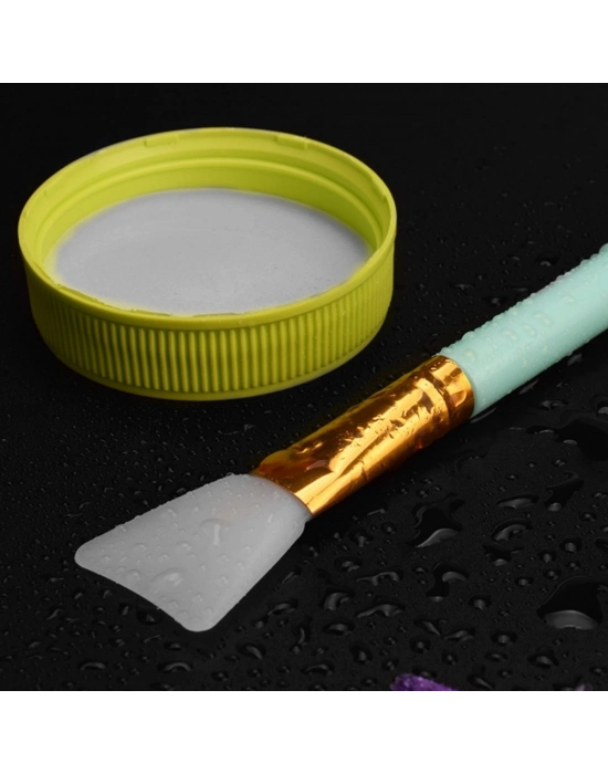 ®  2li Silikon Temizlemesi Kolay Kullanılabilen Yüz Cilt Bakımı Maske Ve Krem Spatulası