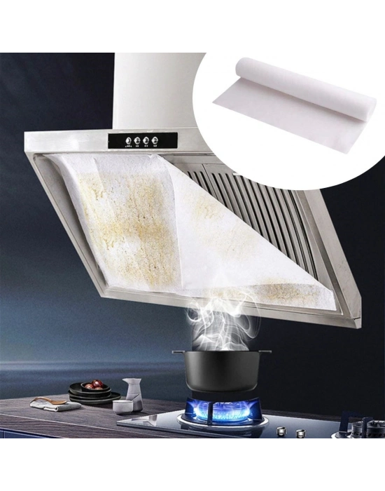 ®  2li Yağ Emici Duman Önleyici Pratik Mutfak Davlumbaz Koruyucu Dayanıklı Yedek Filtre 45x90cm