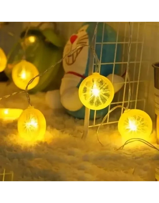 2m 10 Led Pilli Limon Işık