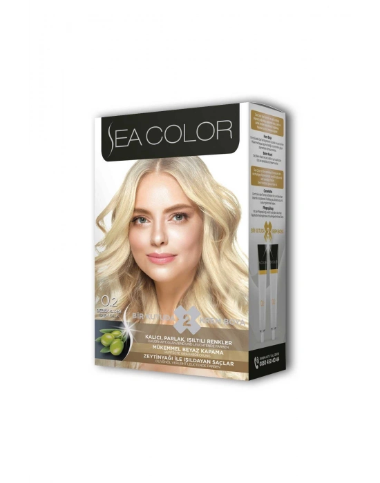 2X2 Tüp Krem Saç Boyası Seti Bebek Sarısı No:0.2