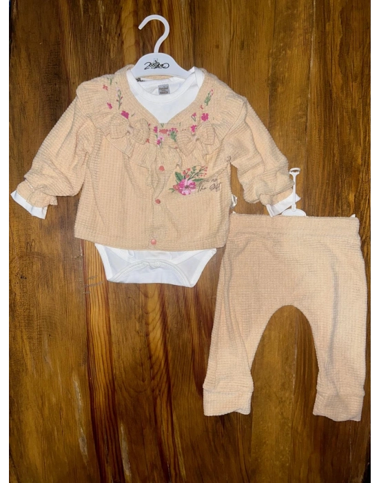 3-12 aylık üçlü takım bej