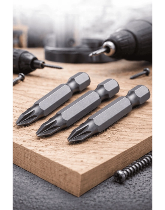 3 Adet 50 Mm Yıldız Uçlu Tornavida Bits