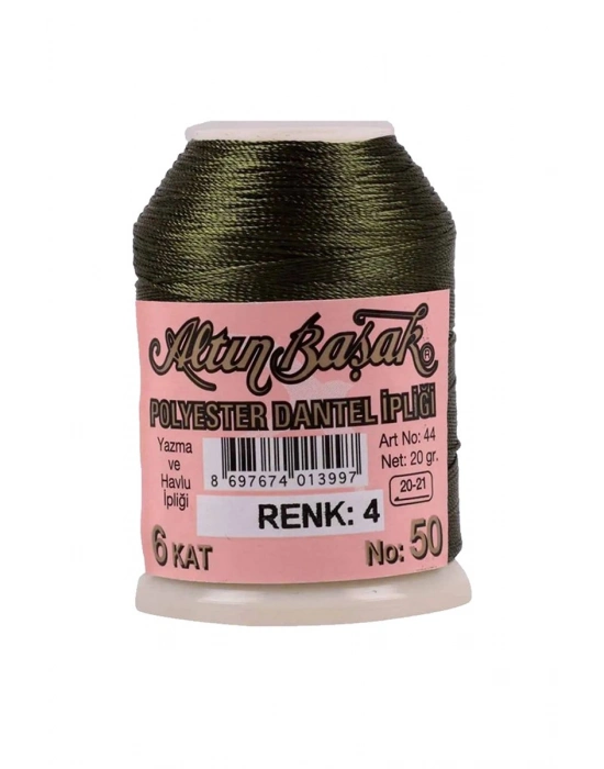3 Adet Altınbaşak Oya ve Dantel İpi 20 gr - Royaleks - No: 004