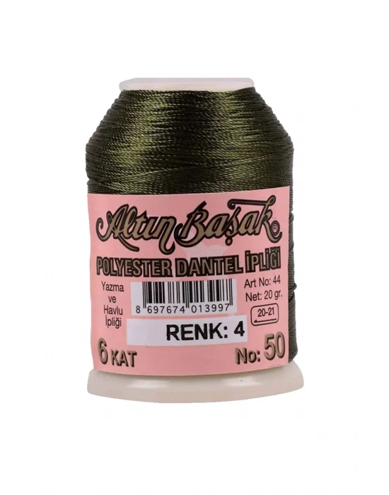 3 Adet Altınbaşak Oya ve Dantel İpi 20 gr - Royaleks - No: 004