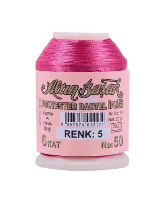 3 Adet Altınbaşak Oya ve Dantel İpi 20 gr - Royaleks - No: 005