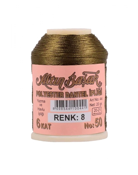 3 Adet Altınbaşak Oya ve Dantel İpi 20 gr - Royaleks - No: 008