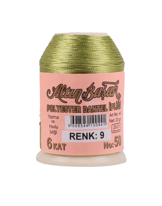 3 Adet Altınbaşak Oya ve Dantel İpi 20 gr - Royaleks - No: 009