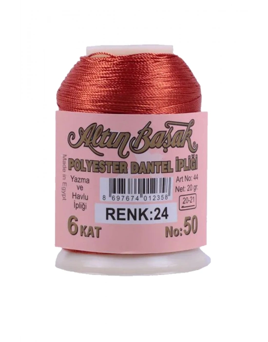 3 Adet Altınbaşak Oya ve Dantel İpi 20 gr - Royaleks - No: 024 - 793 - 373