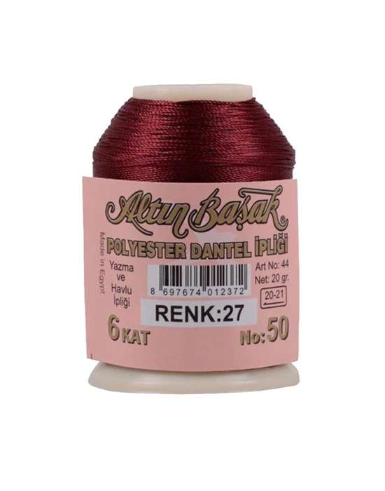 3 Adet Altınbaşak Oya ve Dantel İpi 20 gr - Royaleks - No: 027