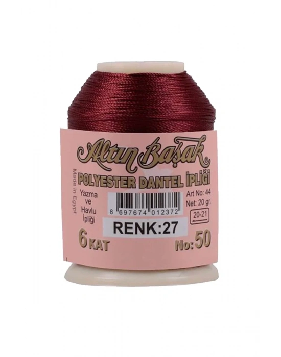 3 Adet Altınbaşak Oya ve Dantel İpi 20 gr - Royaleks - No: 027