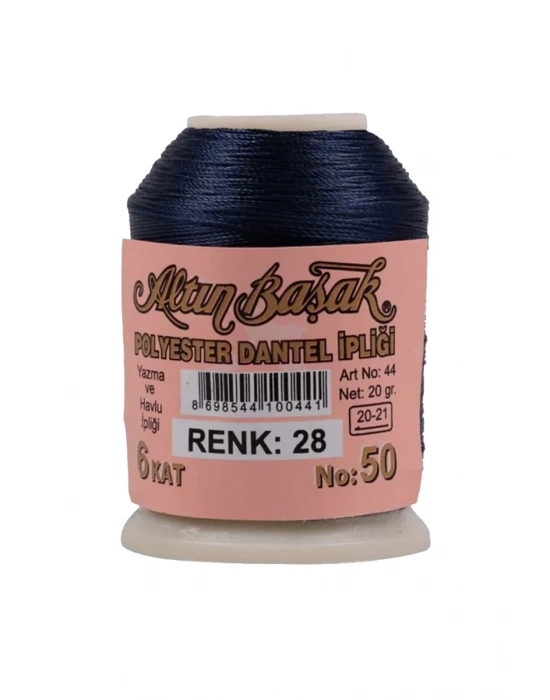3 Adet Altınbaşak Oya ve Dantel İpi 20 gr - Royaleks - No: 028