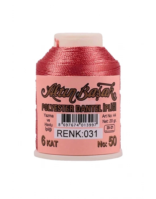 3 Adet Altınbaşak Oya ve Dantel İpi 20 gr - Royaleks - No: 031 - 131 - 956