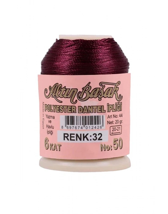 3 Adet Altınbaşak Oya ve Dantel İpi 20 gr - Royaleks - No: 032