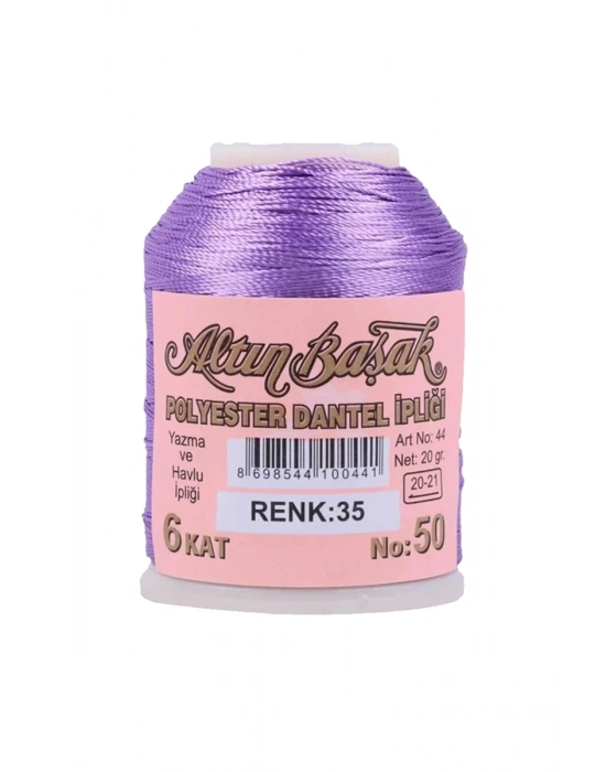 3 Adet Altınbaşak Oya ve Dantel İpi 20 gr - Royaleks - No: 035