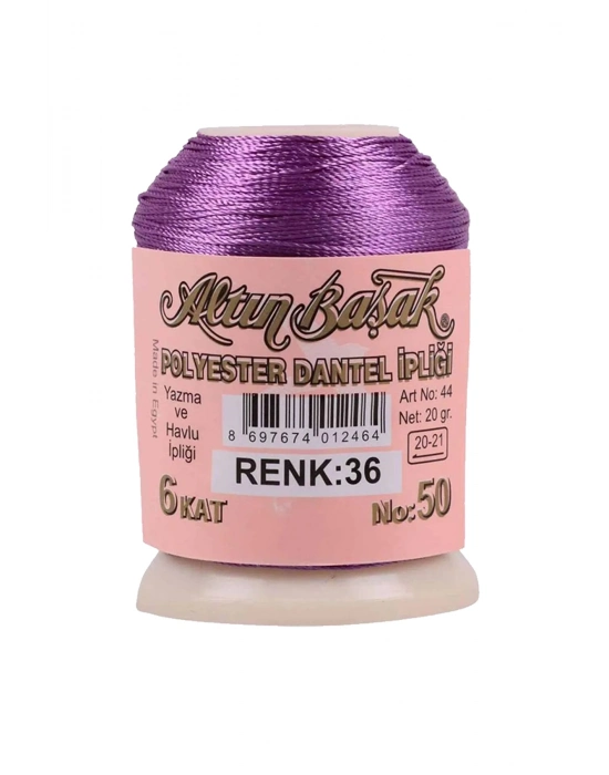 3 Adet Altınbaşak Oya ve Dantel İpi 20 gr - Royaleks - No: 036