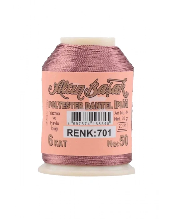 3 Adet Altınbaşak Oya ve Dantel İpi 20 gr - Royaleks - No: 041 - 701 - 769