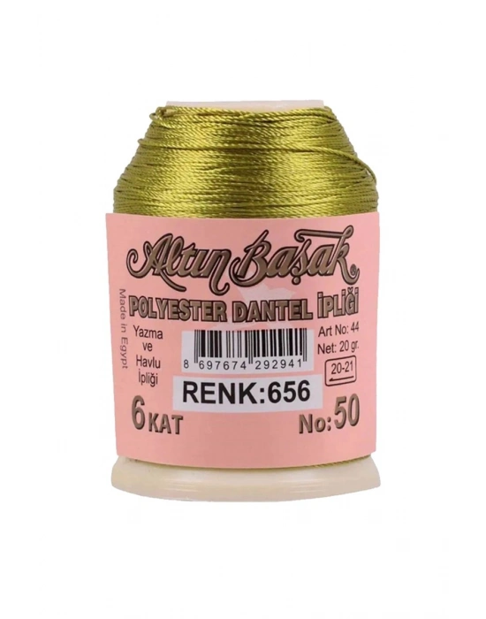 3 Adet Altınbaşak Oya ve Dantel İpi 20 gr - Royaleks - No: 042 - 034 - 656