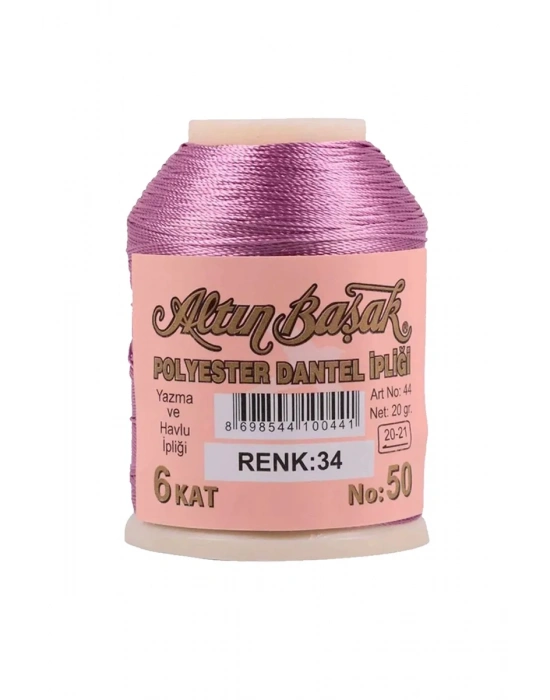 3 Adet Altınbaşak Oya ve Dantel İpi 20 gr - Royaleks - No: 042 - 034 - 656