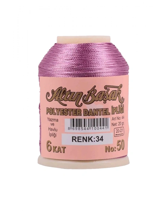 3 Adet Altınbaşak Oya ve Dantel İpi 20 gr - Royaleks - No: 042 - 034 - 656