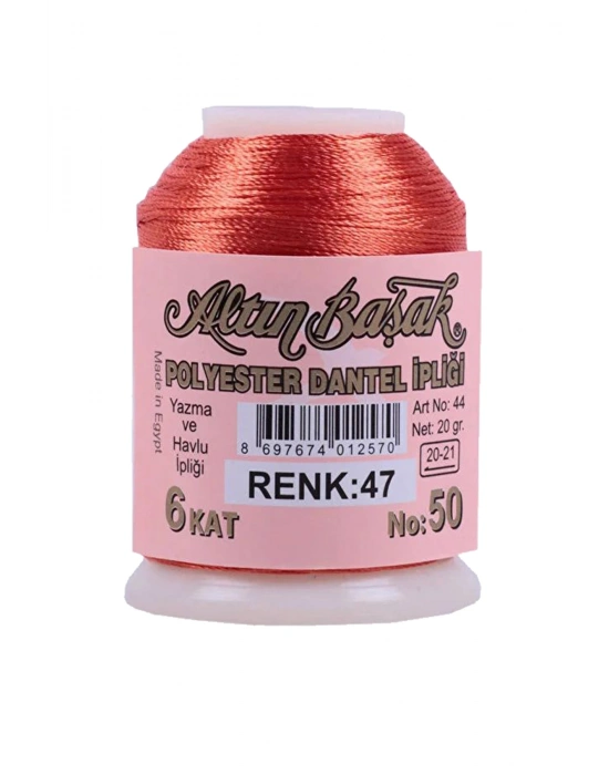 3 Adet Altınbaşak Oya ve Dantel İpi 20 gr - Royaleks - No: 047 - 089 - 021