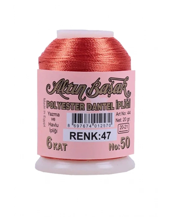3 Adet Altınbaşak Oya ve Dantel İpi 20 gr - Royaleks - No: 047 - 089 - 021