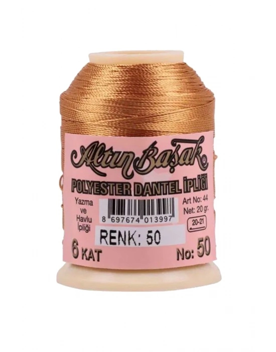 3 Adet Altınbaşak Oya ve Dantel İpi 20 gr - Royaleks - No: 050