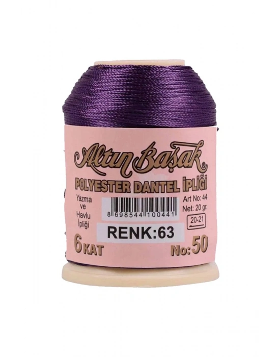 3 Adet Altınbaşak Oya ve Dantel İpi 20 gr - Royaleks - No: 063
