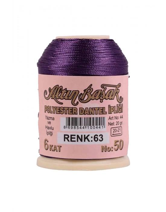 3 Adet Altınbaşak Oya ve Dantel İpi 20 gr - Royaleks - No: 063