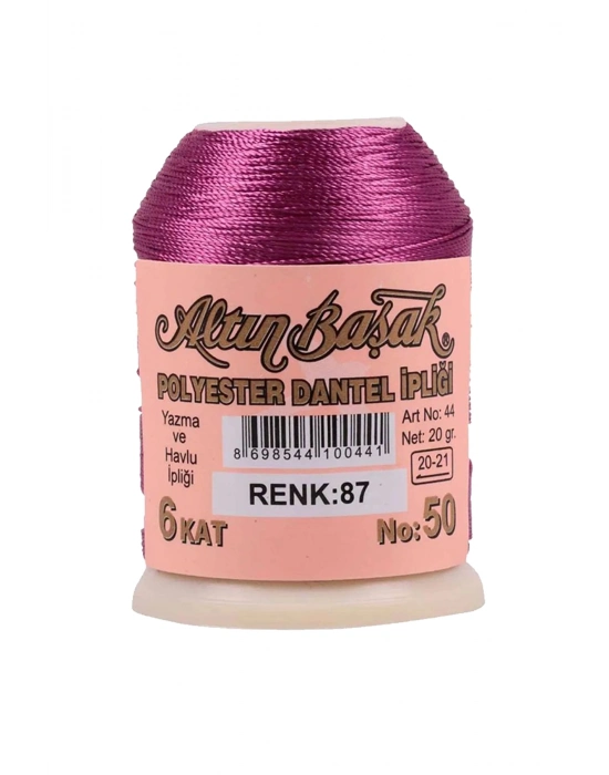 3 Adet Altınbaşak Oya ve Dantel İpi 20 gr - Royaleks - No: 087