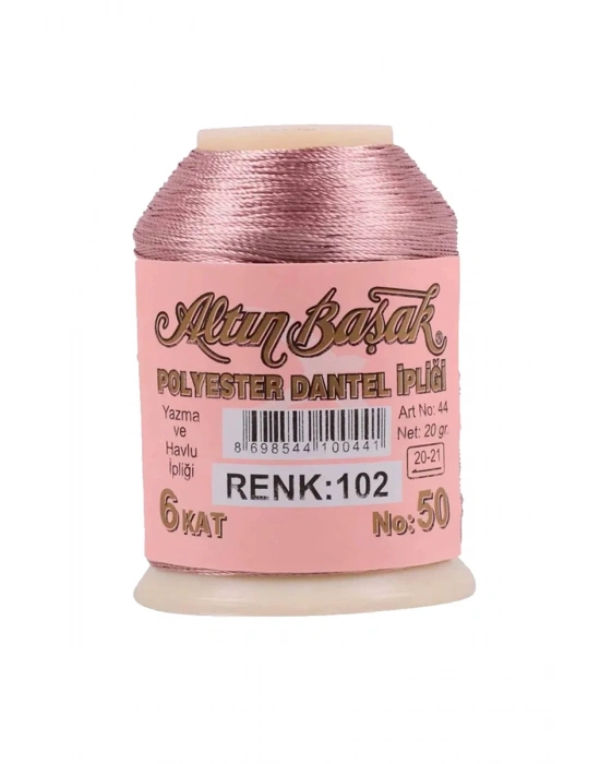 3 Adet Altınbaşak Oya ve Dantel İpi 20 gr - Royaleks - No: 102