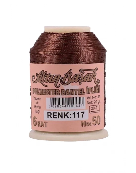 3 Adet Altınbaşak Oya ve Dantel İpi 20 gr - Royaleks - No: 117