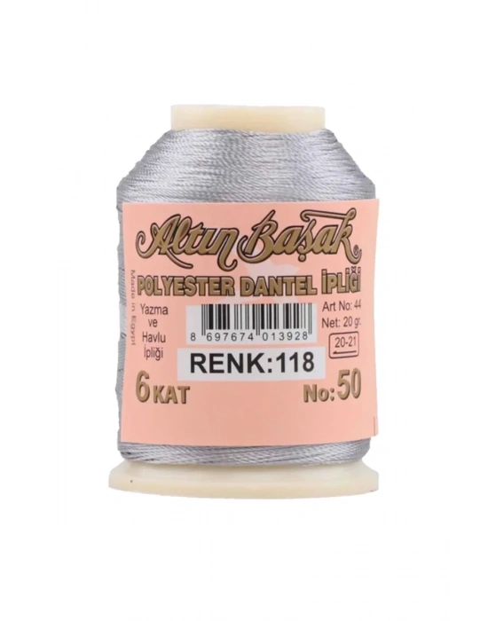 3 Adet Altınbaşak Oya ve Dantel İpi 20 gr - Royaleks - No: 118