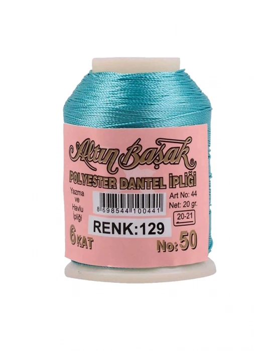 3 Adet Altınbaşak Oya ve Dantel İpi 20 gr - Royaleks - No: 129
