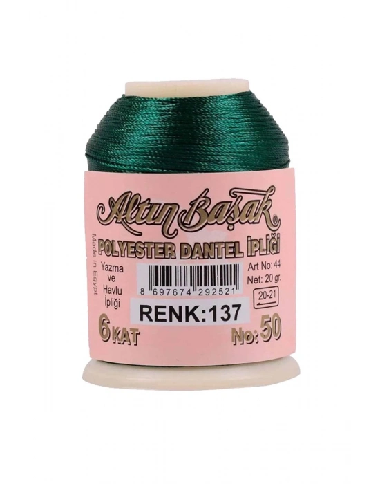 3 Adet Altınbaşak Oya ve Dantel İpi 20 gr - Royaleks - No: 137