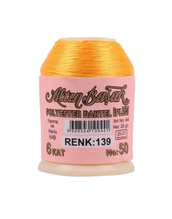 3 Adet Altınbaşak Oya ve Dantel İpi 20 gr - Royaleks - No: 139 - 019 - 874