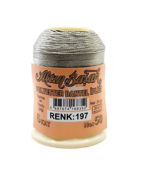 3 Adet Altınbaşak Oya ve Dantel İpi 20 gr - Royaleks - No: 197