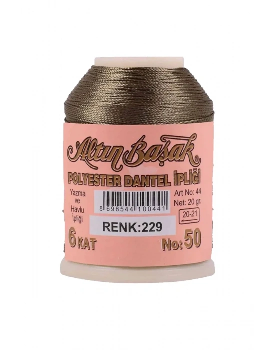 3 Adet Altınbaşak Oya ve Dantel İpi 20 gr - Royaleks - No: 229