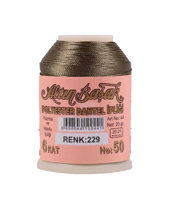 3 Adet Altınbaşak Oya ve Dantel İpi 20 gr - Royaleks - No: 229