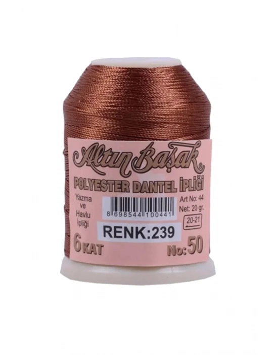 3 Adet Altınbaşak Oya ve Dantel İpi 20 gr - Royaleks - No: 239 - 329 - 715