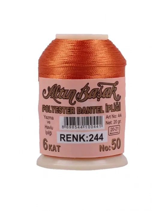 3 Adet Altınbaşak Oya ve Dantel İpi 20 gr - Royaleks - No: 244
