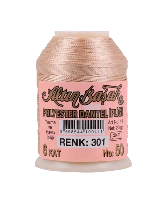 3 Adet Altınbaşak Oya ve Dantel İpi 20 gr - Royaleks - No: 301 - 087 - 383