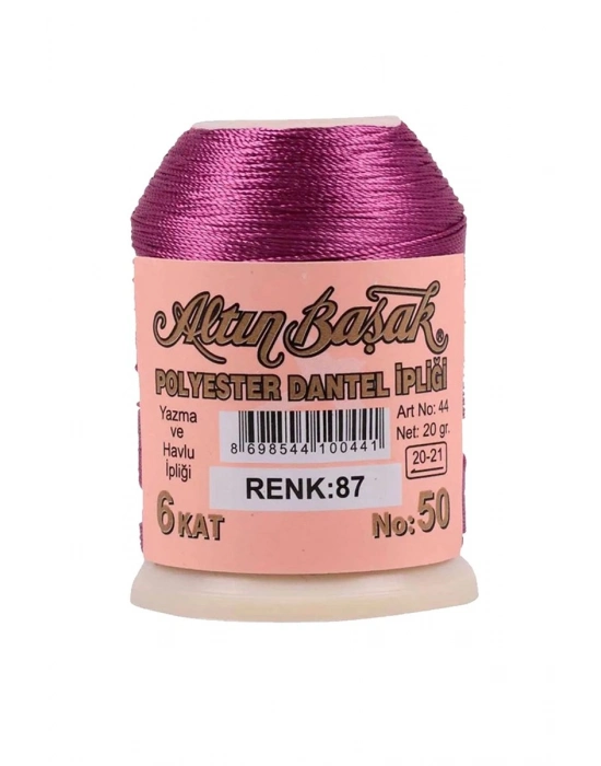 3 Adet Altınbaşak Oya ve Dantel İpi 20 gr - Royaleks - No: 301 - 087 - 383