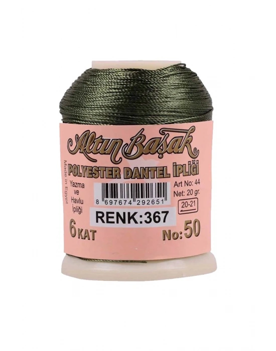 3 Adet Altınbaşak Oya ve Dantel İpi 20 gr - Royaleks - No: 367