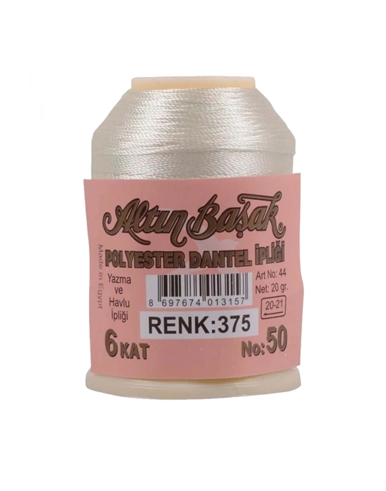 3 Adet Altınbaşak Oya ve Dantel İpi 20 gr - Royaleks - No: 375 - 038 - 316