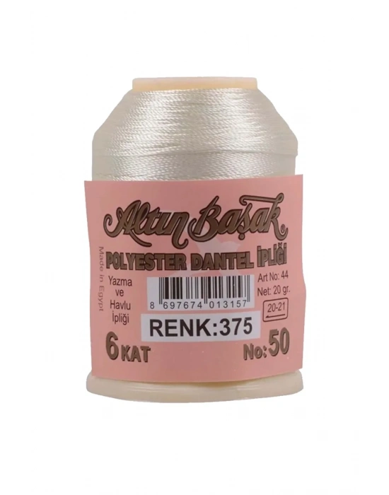3 Adet Altınbaşak Oya ve Dantel İpi 20 gr - Royaleks - No: 375 - 038 - 316