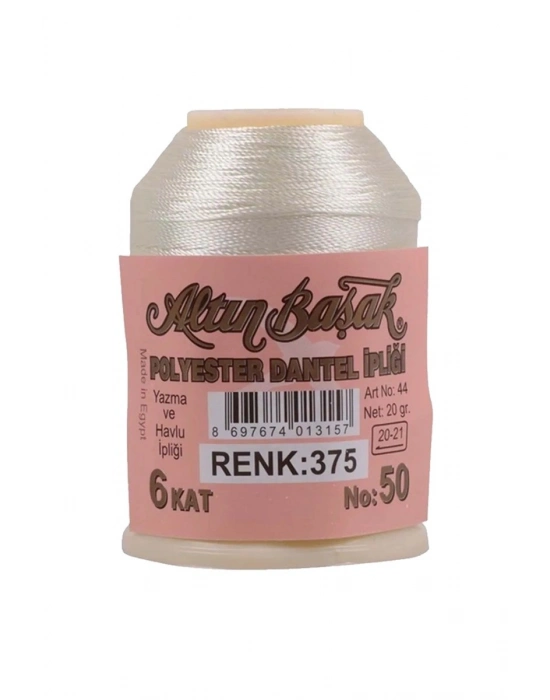 3 Adet Altınbaşak Oya ve Dantel İpi 20 gr - Royaleks - No: 375