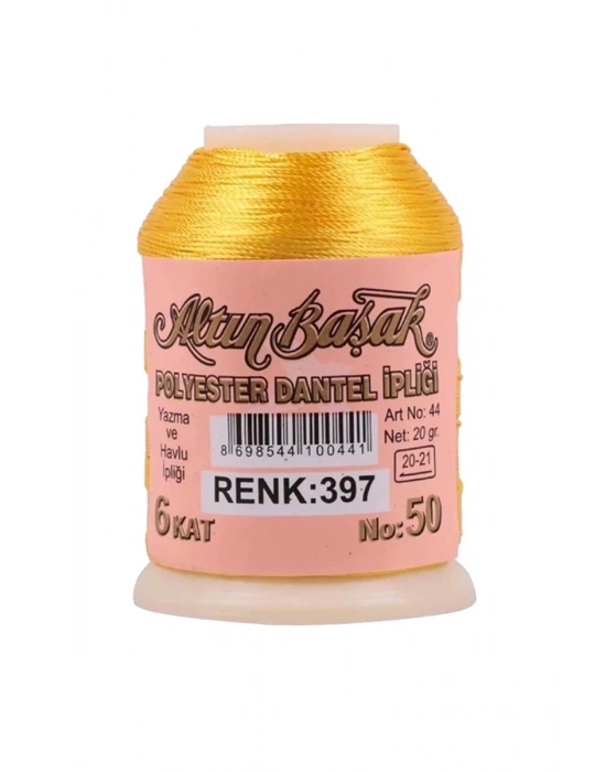 3 Adet Altınbaşak Oya ve Dantel İpi 20 gr - Royaleks - No: 397 - 020 - 129