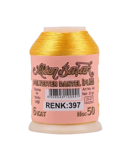 3 Adet Altınbaşak Oya ve Dantel İpi 20 gr - Royaleks - No: 397 - 020 - 129